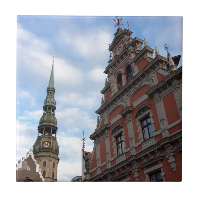 Riga, Latvia Ceramic Tile (Front)