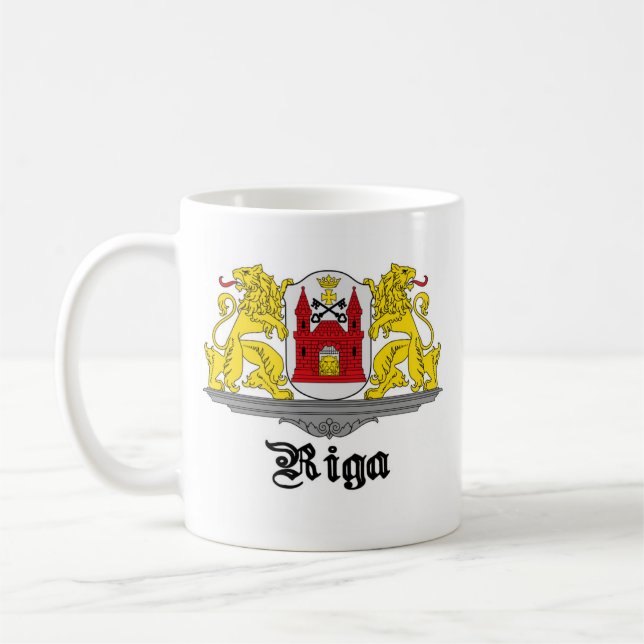 Riga Latvia coffee mug (Left)