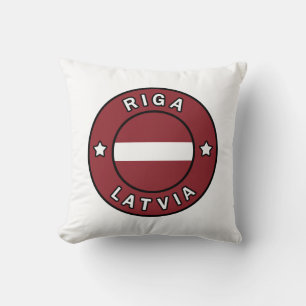 Riga Latvia Cushion