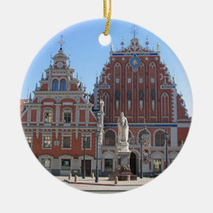 Riga Latvia Custom Christmas Ornament