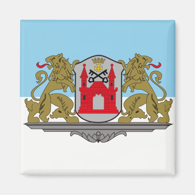 Riga Latvia Flag Magnet (Front)