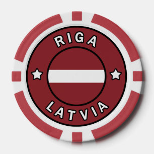 Riga Latvia Poker Chips