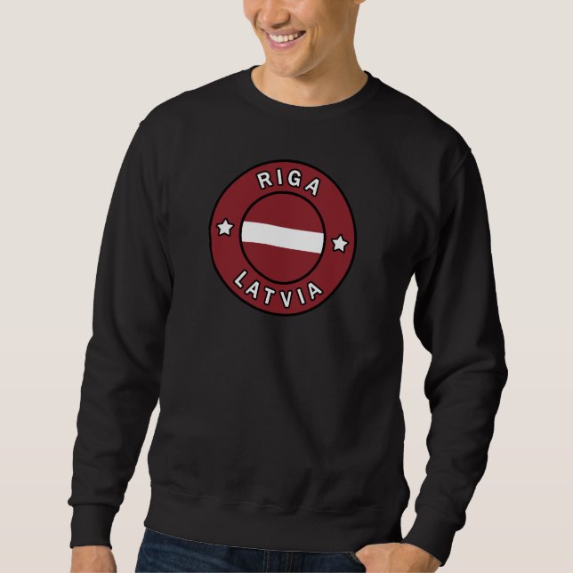 Riga Latvia Sweatshirt (Front)