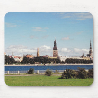 Riga (panoramic view) mouse pad