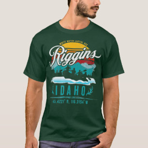 Riggins Idaho River Rafting White Water Capital T-Shirt