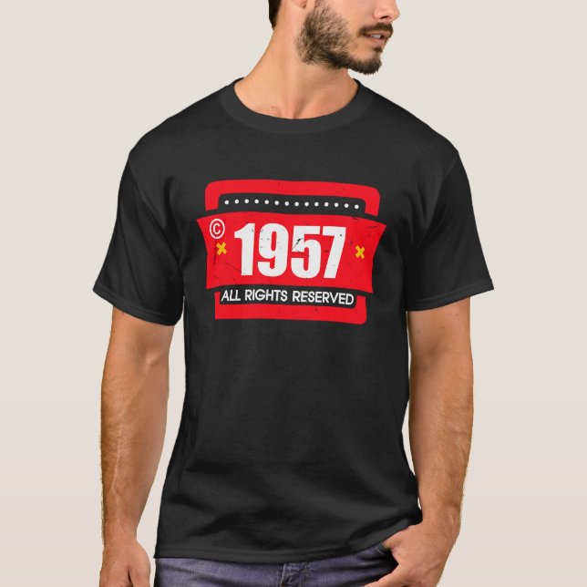 right 1957 All Rights Reserve T-Shirt (Front)