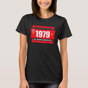 right 1979 All Rights Reserve T-Shirt
