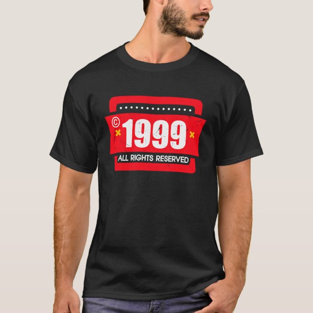 right 1999 All Rights Reserve T-Shirt (Front)