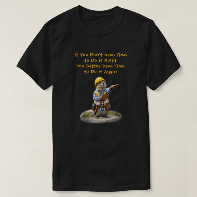 "Right & Again" (1) T-Shirt (Design Front)