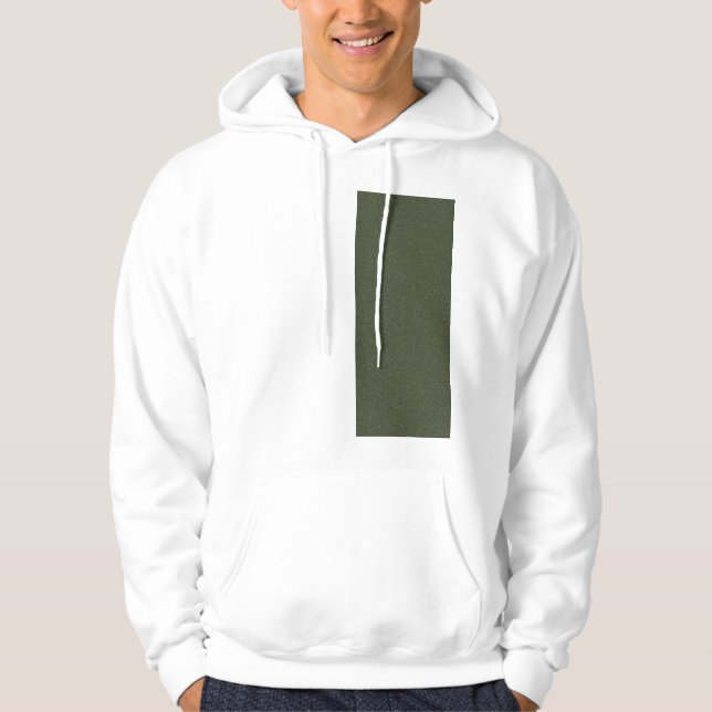 Right-Aligned Moss Green Hoodie – Customisable (Front)
