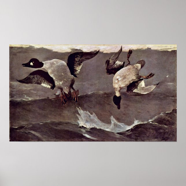 Right and Left by Winslow Homer Poster (Front)