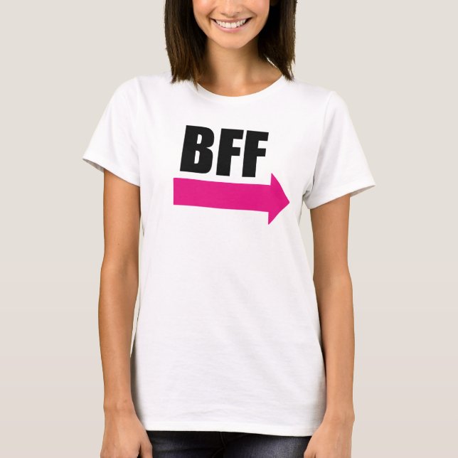 Right Best Friends Forever (BFF) Matching Shirts (Front)