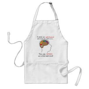 Right-Brained Art Apron