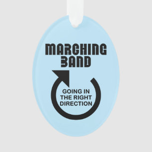 Right Direction Marching Band  Ornament