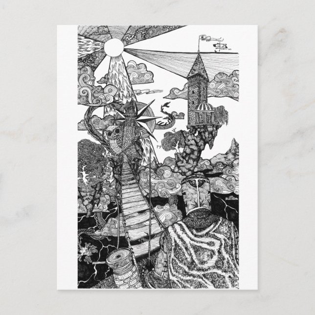 Right Direction Postcard (Front)