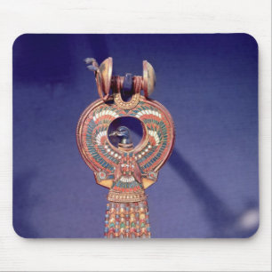 Right earring from a pair earrings with a mouse pad