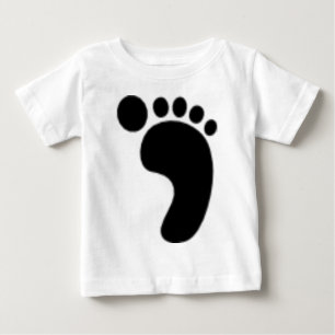 Right Foot Print Baby T-Shirt