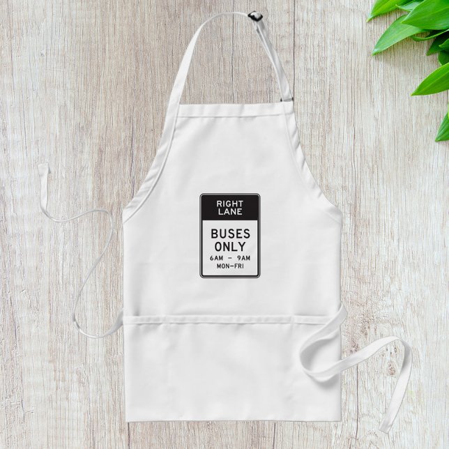 Right Lane Buses Only Sign Standard Apron (Creator Uploaded)