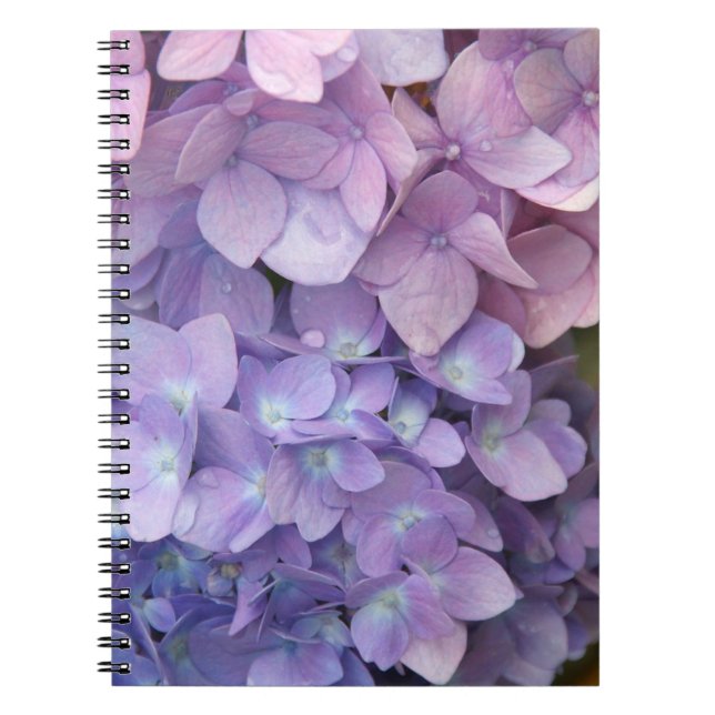Right/Left Handed Hydrangea notebook (Front)