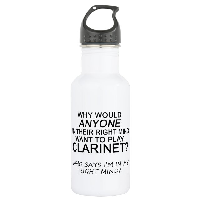 Right Mind Clarinet 532 Ml Water Bottle (Front)