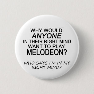 Right Mind Melodeon 6 Cm Round Badge