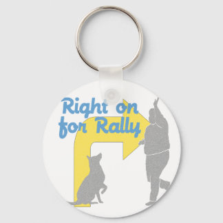 Right On For Rally Key Ring