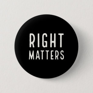 Right Problems Anti Trump Impeach Resist Protest R 6 Cm Round Badge