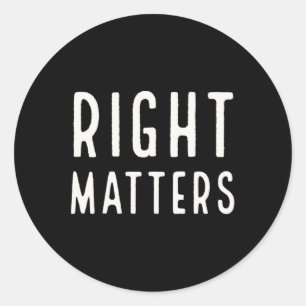 Right Problems Anti Trump Impeach Resist Protest R Classic Round Sticker