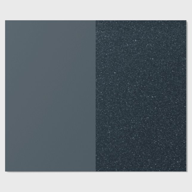 Right-Side Charcoal Split Gift Wrap – Customisable (Flat)