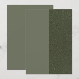 Right Split Moss Green Menu – Customisable