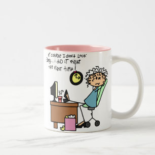 Right The First Time Humour Two-Tone Coffee Mug