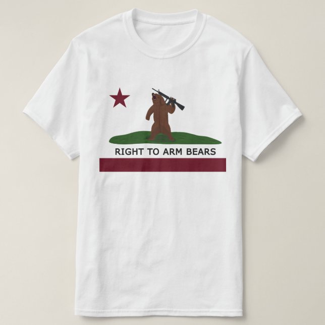 Right to Arm Bears T-shirt (Design Front)