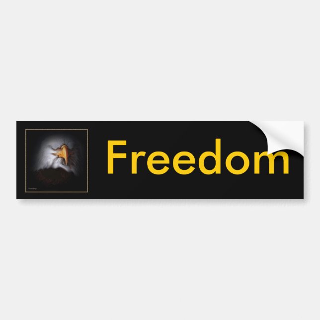 Right To Freedom Bumper Sticker (Front)
