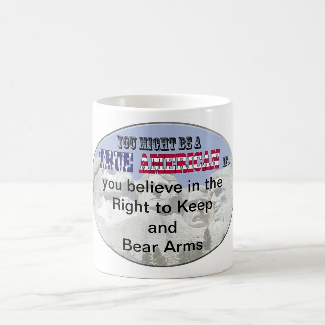 right to keep and bear arms coffee mug (Center)