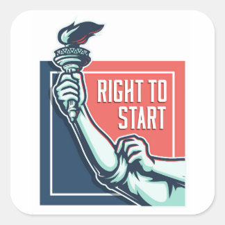 Right to Start Sticker