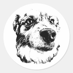 Right Up Close Classic Round Sticker