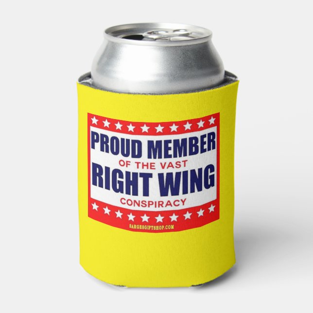 RIGHT WING CONSPIRACY CAN COOLER (Can Front)