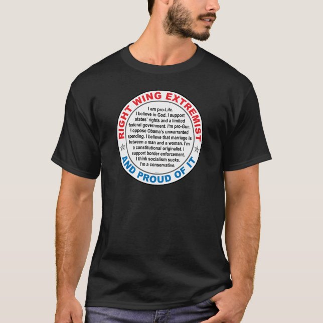 Right Wing Extremist T-Shirt (Front)
