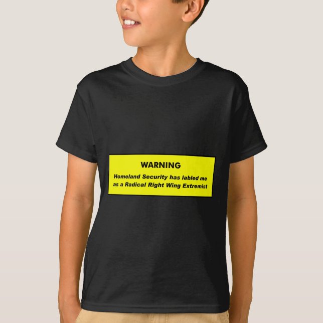 Right Wing Extremist T-Shirt (Front)
