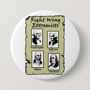 Right Wing Extremists 7.5 Cm Round Badge