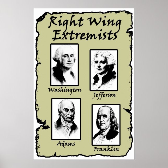Right Wing Extremists Poster (Front)