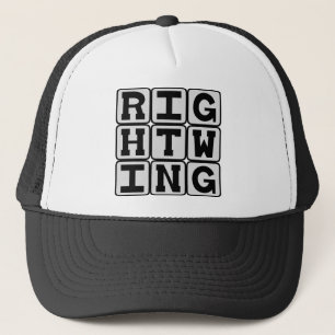 Right Wing, Political Leaning Trucker Hat