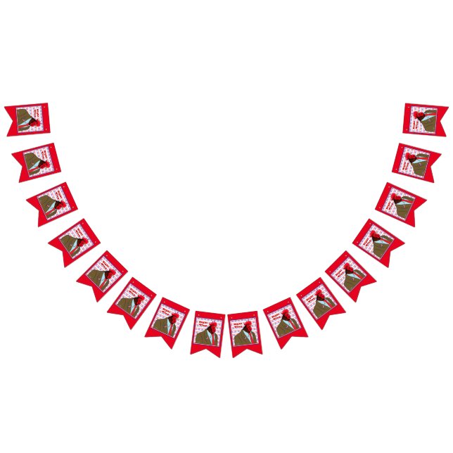 Right Wing Rooster Bunting (All)