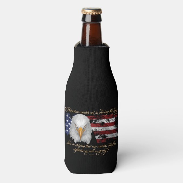 Righteous Patriotism Bottle Cooler (Bottle Front)