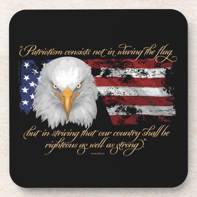 Righteous Patriotism Coaster (Front)