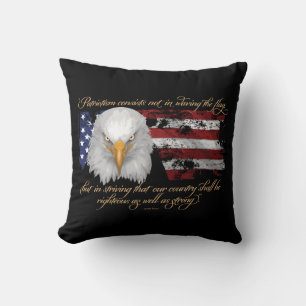 Righteous Patriotism Cushion