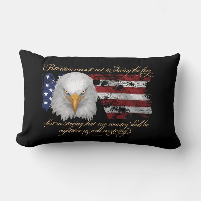Righteous Patriotism Lumbar Cushion (Front)