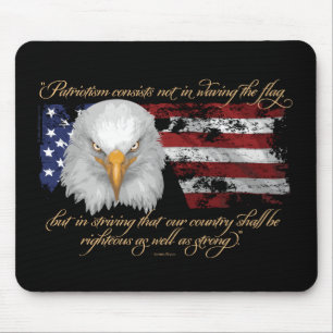 Righteous Patriotism Mouse Pad