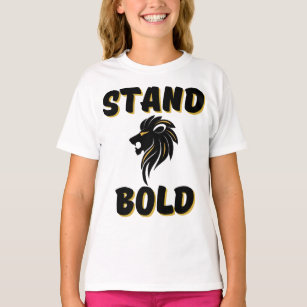 Righteous Stand Bold As Lions Girl's T-Shirt