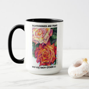 "Righteousness and Peace", Mug
